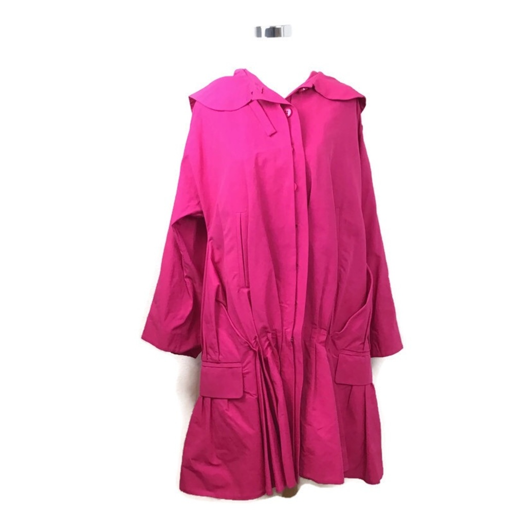 Sonia Rykiel Jacket Pleated Coat Hoodie